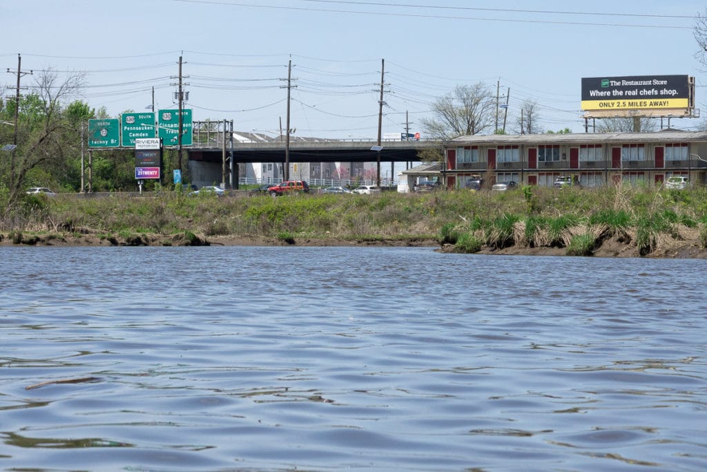 Motel near Pennsauken Creek.