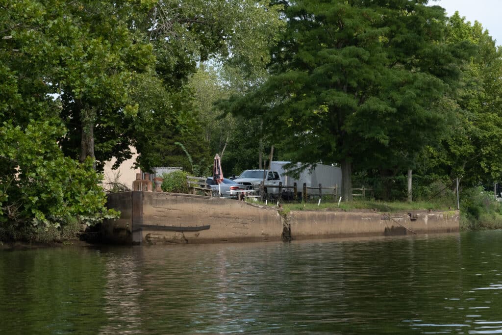 According the the American Canal Society barge 117 was built in Ithaca, NY.